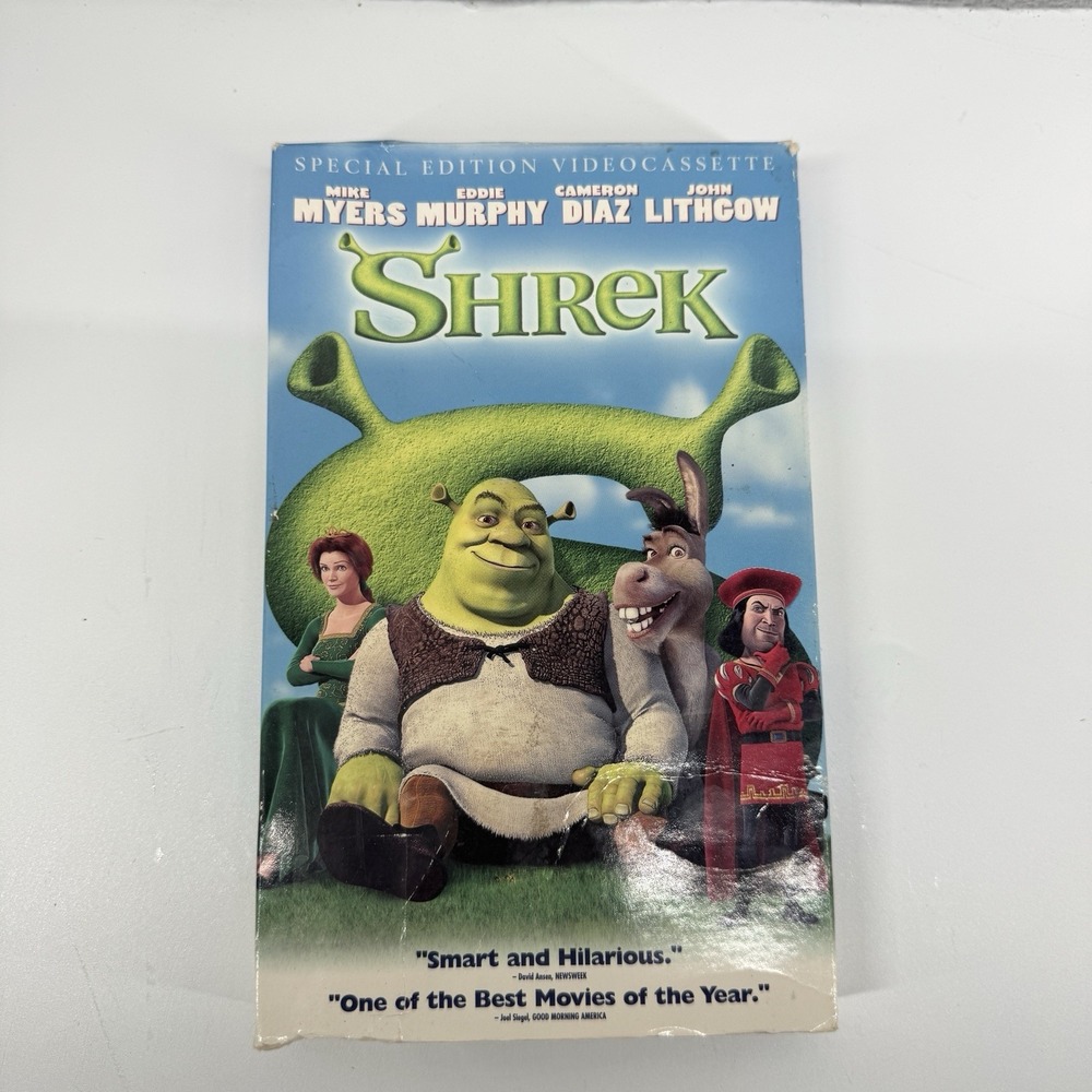 Shrek (VHS 2001) Special Edition Big Box Video Tape Dreamworks